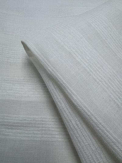 100% Pure Linen Flax - Ivory - 152Cm