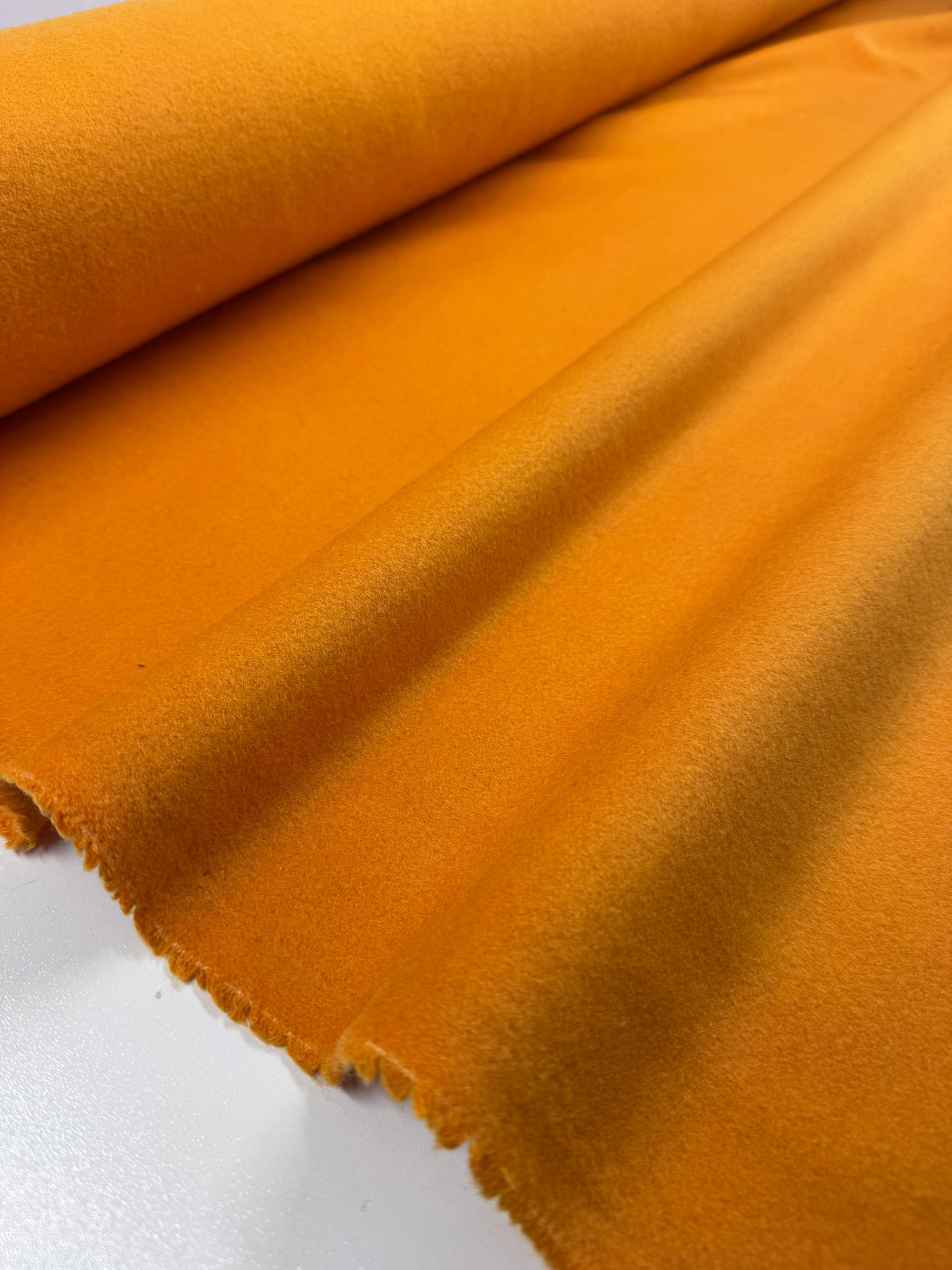 Melton Wool - Saffron - 158cm