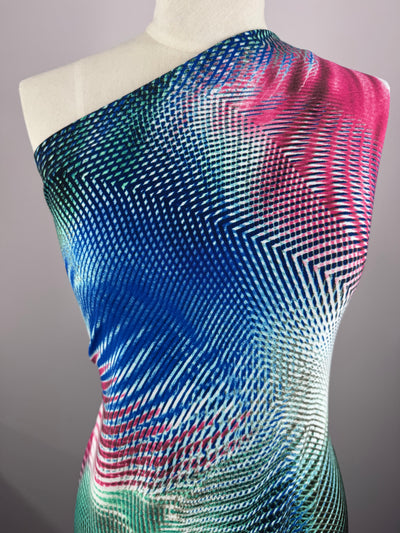 Designer Lycra - Neon Mirage - 150cm