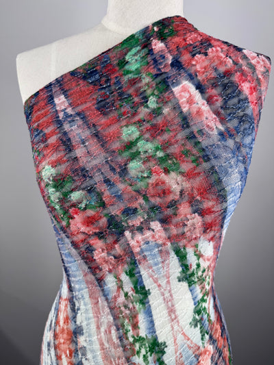 Designer Lace - Marble Mist - 135cm