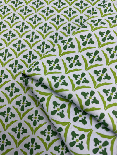 Mercerised Viscose  - Aqua Tile - 150cm