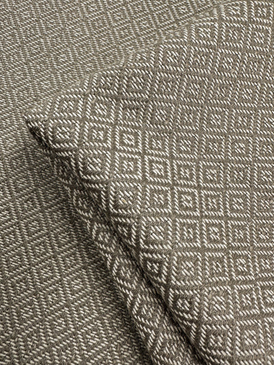 Geometric Diamond Weave Upholstery - Windermere Natural - 142cm