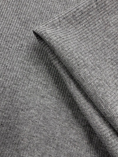 Viscose Rib Knit - Silver - 125cm