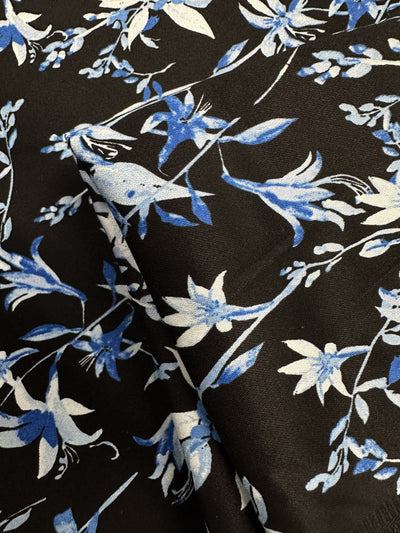 Cotton Sateen - Blue Lotus - 146cm