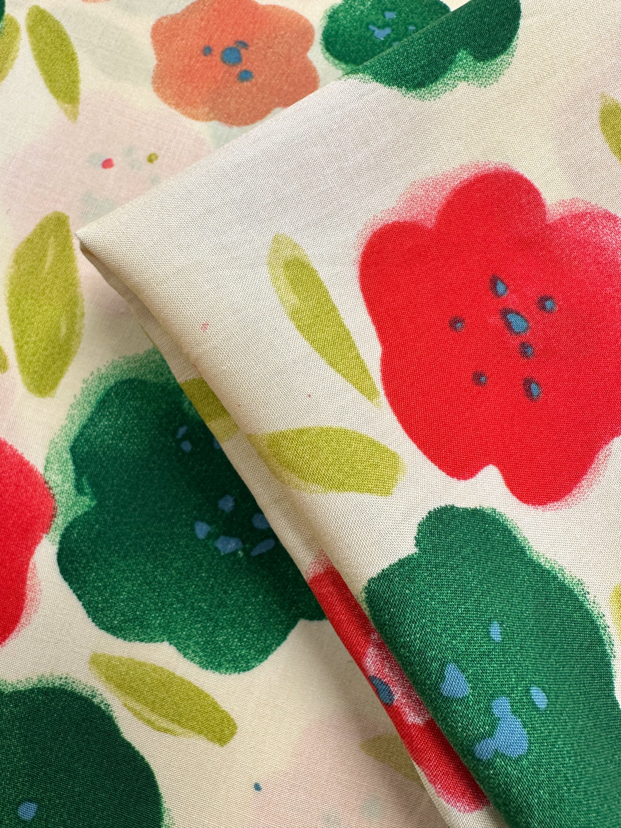 Designer Rayon - Peach Blossom - 145cm