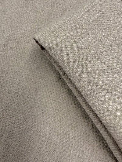 Pure Linen Slub - Stone - 147cm