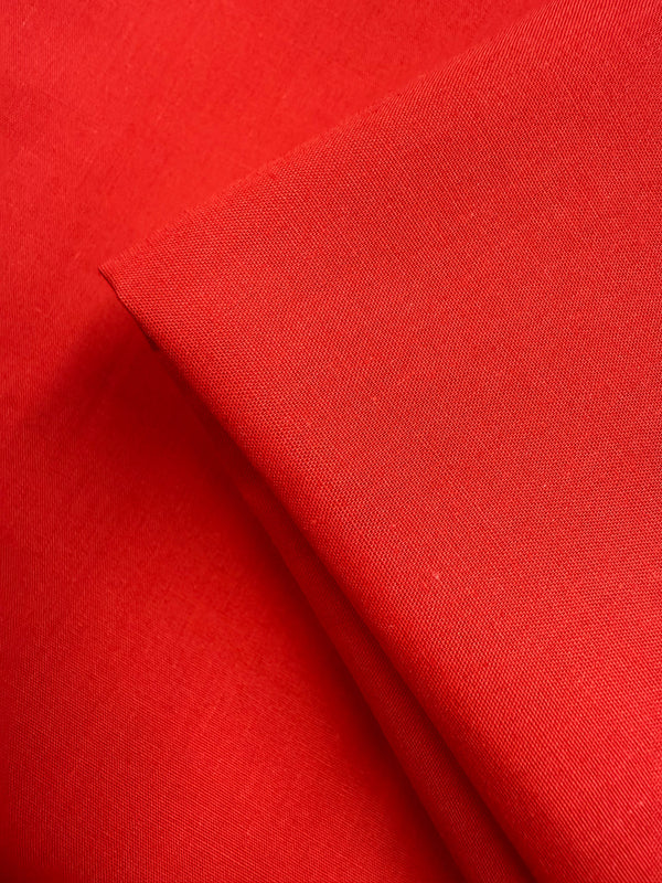 Poplin - Signal Red - 114cm
