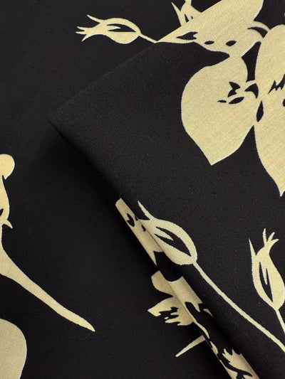 Designer Rayon - Moonflower Silhouette - 147cm